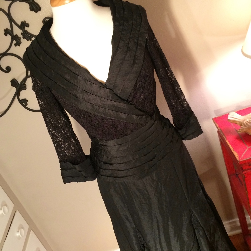 Black Two Piece Formal Gown